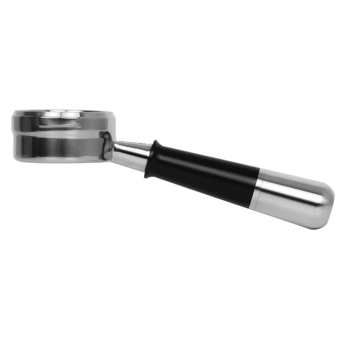 Pesado Stainless Steel Bottomless Hybrid Portafilter (6.0mm) - Oak Look - Image 5