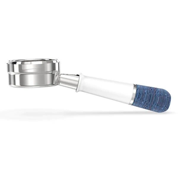 Pesado Stainless Steel Bottomless Hybrid Portafilter (6.0mm) - Oak Look - Image 15