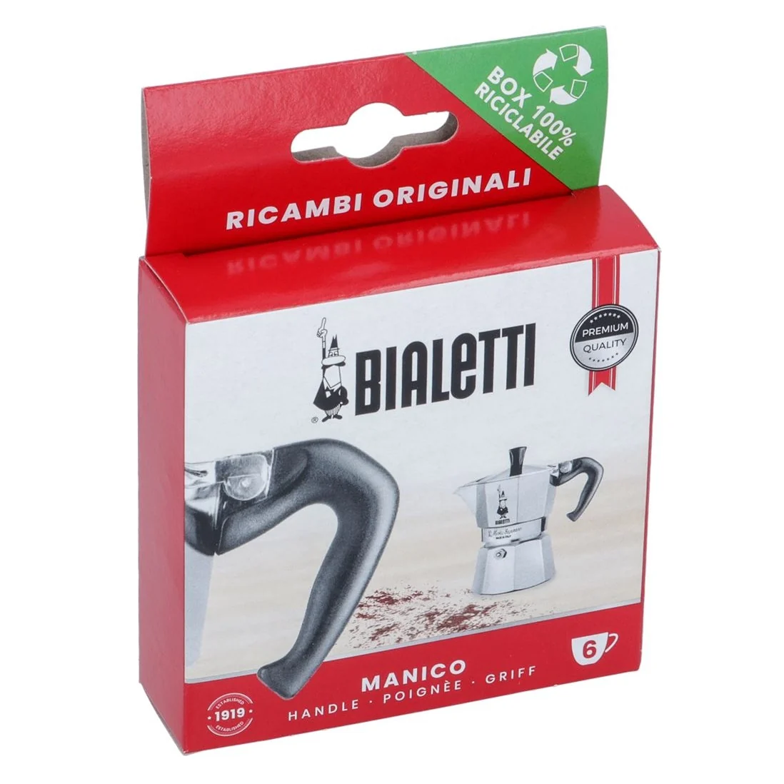 Bialetti Moka Express® Replacement Handle - 1/2 cup - Image 2