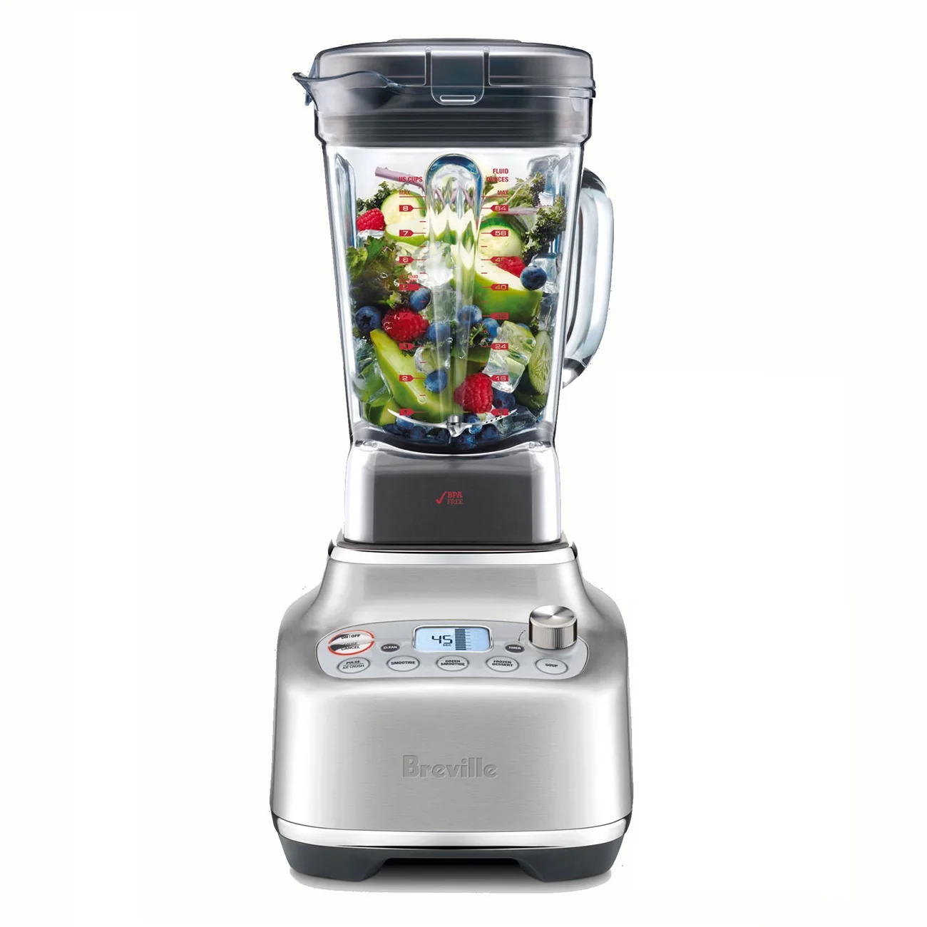 Breville Super QTM Blender - Brushed Stainless Steel - Image 2