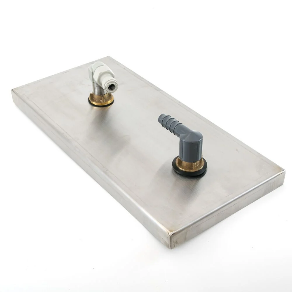 Espresso Parts 7"x15"x7/8" Rinser with Side Spray - Image 4
