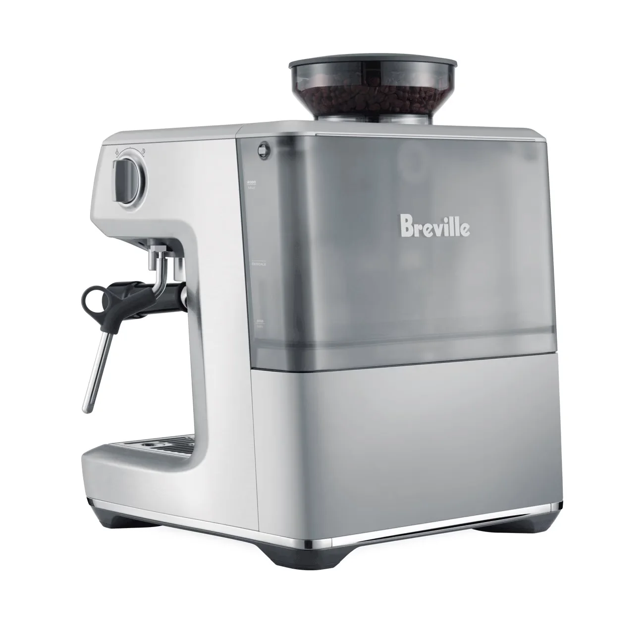 Breville Barista Express Impress Espresso Machine - Sea Salt - Image 4