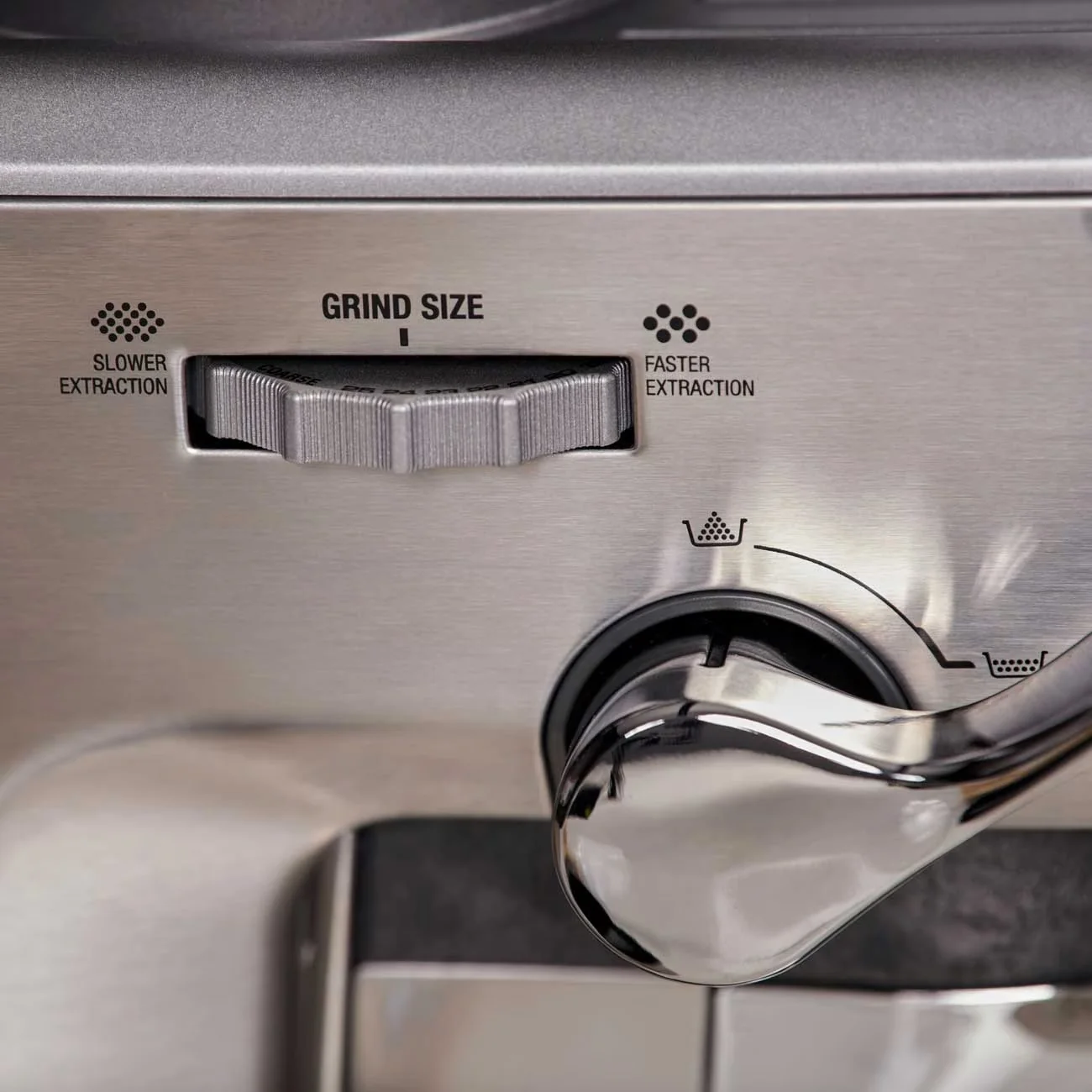 Breville Barista Express Impress Espresso Machine - Sea Salt - Image 5