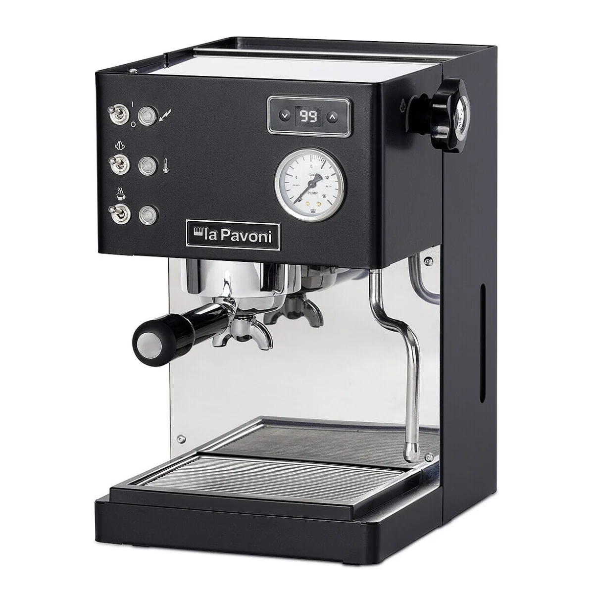 La Pavoni New Casabar PID Espresso Machine - Stainless Steel - Image 4