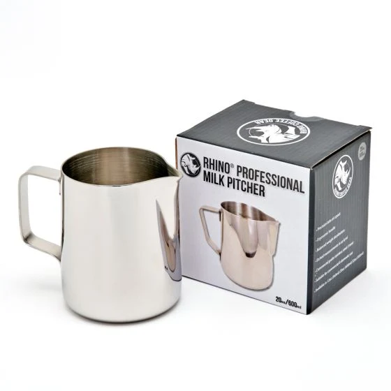 Rhino Coffee Gear Professional Milk Pitcher (3 sizes) - 12oz - Image 6