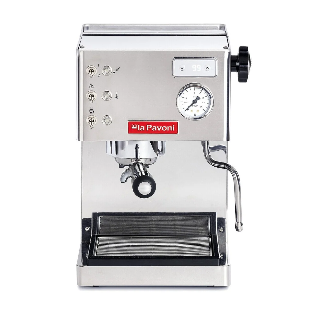 La Pavoni New Casabar PID Espresso Machine - Stainless Steel - Image 2