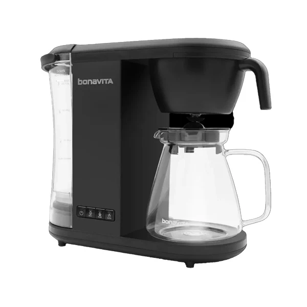 Bonavita Enthusiast 8-Cup Drip Coffee Brewer with Glass Carafe - Matte Black - Image 6