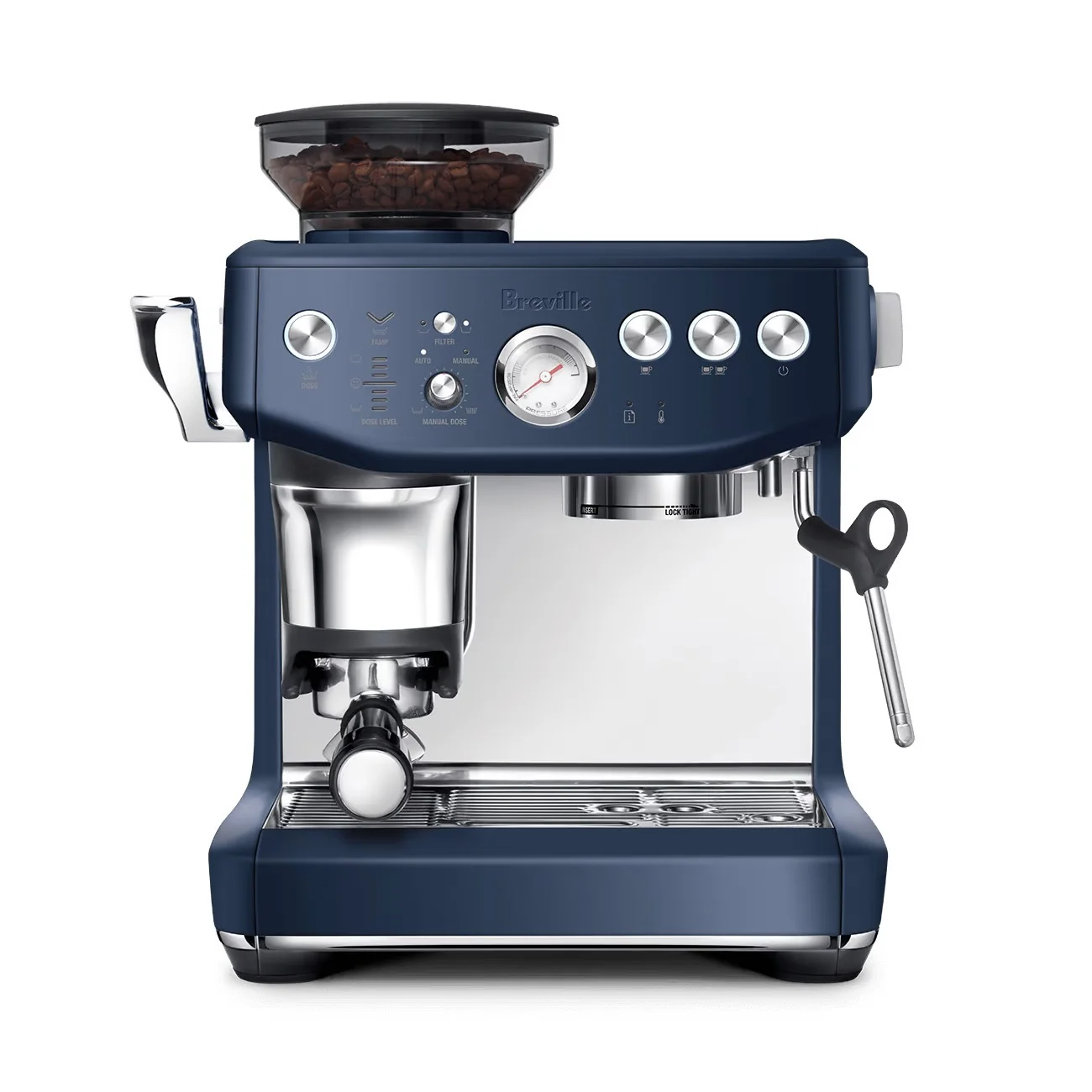 Breville Barista Express Impress Espresso Machine - Sea Salt - Image 8